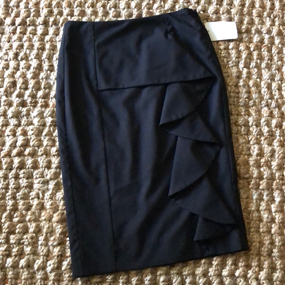Black pencil skirt